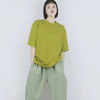绿色大码宽松短袖t恤女夏季韩版纯棉半袖，中长款下衣失踪上衣t恤裙