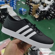 Adidas 阿迪达斯男鞋圆头NEO低帮皮面经典运动休闲板鞋B43665