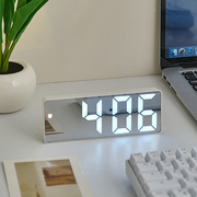 ins风LED时钟创意电脑桌面学生书桌工位办公室装饰小摆件房间好物