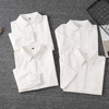 jk制服基础款学生校服长袖，风琴褶圆襟，衬衫角襟短袖衬衫奶白色