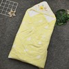 黄色小鸭新生儿宝宝加大铺棉抱被婴儿秋冬盖毯包被保暖襁褓巾
