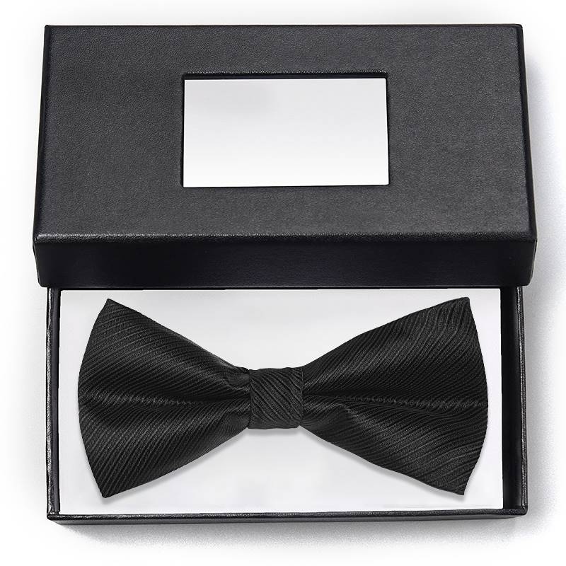 男士蝴蝶结领结婚礼，男伴郎新郎衬衣，西装西服红色领结纯色黑色领带