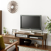 电视柜实木腿现代简约客厅小户型迷你柜子客厅可伸缩电视机柜地柜