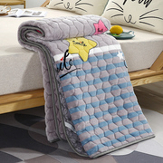 冬季毛毯床单单件加绒铺床珊瑚绒法兰绒加厚双人毯子学生单人宿舍