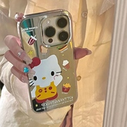 原创个性小众可爱kitty猫手机壳苹果14promax奢华软壳防摔iphone13简约12适用11网红14pro高级15promax少女