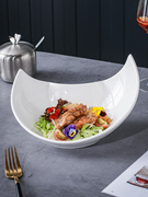 盘子菜盘创意网红酒店意境餐具凉菜摆盘北欧风格碟水果蔬菜沙
