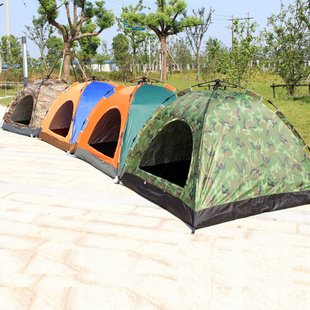 户外-34人户外野营自动帐篷 多人快开旅游帐篷 户外用品