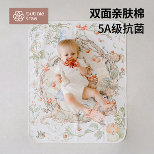 bubbletree隔尿垫婴儿防水隔尿可水洗，宝宝儿童大尺寸透气姨妈床垫