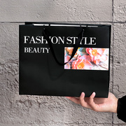 服装店手提袋定制logo袋牛皮纸袋子订做女装店手提袋印刷