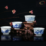 京德贵和祥景德镇手工陶瓷个人品茗杯复古私家茶杯主人专用