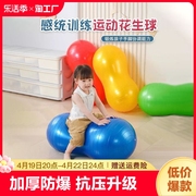 感统训练器材儿童家用宝宝平衡大龙瑜伽花生球，早教玩具防爆按摩