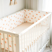 定制婴儿床围可拆洗纯棉内胆宝宝，床围儿童床，防撞软包床品套件纱布
