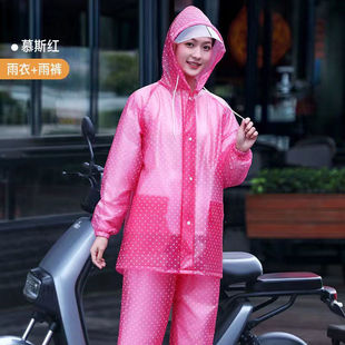 雨衣雨裤套装全身成人时尚男女加厚防暴雨套装多功能全身防水雨衣
