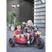 儿童电动车摩托车超大号可坐双人男女孩宝宝充电玩具电瓶胯子童车