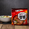 韩国进口农心鱿鱼海鲜拉面124gx5海鲜味汤面方便面
