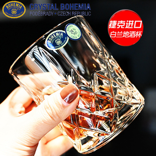 捷克bohemia进口水晶玻璃洋酒，白兰地醒酒xo酒瓶威士忌，酒杯具套装