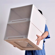 衣服储物箱塑料收纳箱抽屉式透明衣柜收纳柜内衣收纳盒衣物整理箱
