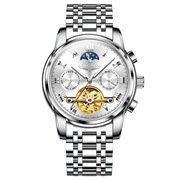 表全自动机械陀飞轮，瑞士手表士款手表，高档品牌防水男