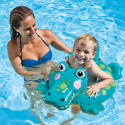 3-8岁游泳圈宝宝坐圈充气加厚救生圈新生婴儿浮圈卡通儿童游泳圈