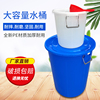 大号加厚塑料水桶带盖圆桶，食品级储水桶家用大容量，米面桶发酵胶桶