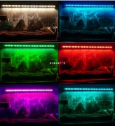 鱼缸灯防水led灯，高亮防水照明遥控七彩，变色水族灯鱼缸潜水防水灯