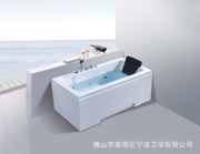 澳宁洁1.5米小户型亚克力浴缸家用成人浴盆独立式冲浪按摩浴缸