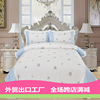 春夏韩式公主风绣花床上四件套全棉纯棉床品1.8m床双人床单被套
