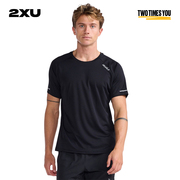 2XU Aero系列短袖男夏半袖运动健身圆领修身t恤速干打底汗衫体恤