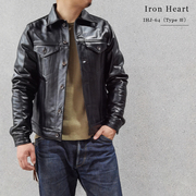 ironheartihj-64日产铁心多口袋黑色马皮，机车皮衣3代皮夹克