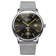 简约手表防水士商务皮带手表瑞士镂空超薄全自动机械表男