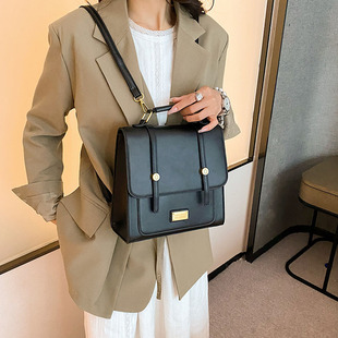 日式复古邮差2023年流行的包包双肩包极简迷你背包jk潮流定型女包