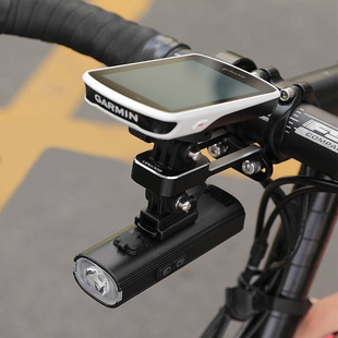 加雪龙H12自行车多功能手机支架车灯码表底座调角度吊装延伸