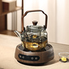 电陶炉煮茶器小型家用煮茶炉铁壶静音小电磁炉，网红泡茶玻璃壶