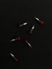 PAUSA ANN s925 高品质红玛瑙氛围感点缀小耳钉 4mm / 5mm / 6mm