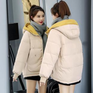 反季2023冬装棉服女短款韩版宽松羽绒棉衣，外套加厚棉袄