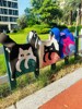针织编织手提包女手拎包大容量小众设计卡通小猫时尚百搭逛街旅游