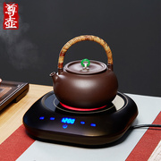 宜兴紫砂壶提梁电陶炉煮茶壶煮水蒸茶器明火烧水茶炉陶瓷茶具套组