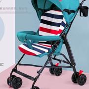 0一3岁婴儿车手推车，溜娃四轮宝宝儿童车，可坐平躺轻便折叠遛娃神