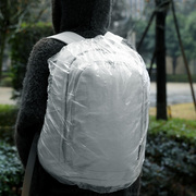 透明双肩背包防雨罩学生，书包套旅行户外骑车防水罩防尘加厚防雨套