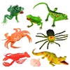 软胶仿真大龙虾螃蟹青蛙鳄鱼蜘蛛蜥蜴可发声儿童玩具静态动物摆件