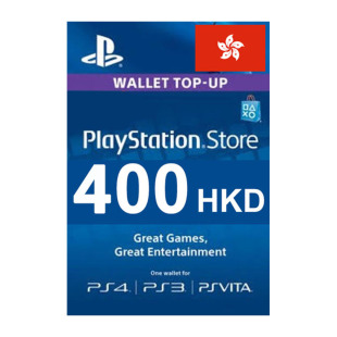 港服PSN卡400港币 香港SONY PlayStation Store Gift Card HK