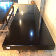 黑檀实木大板原木茶桌椅组合红木茶台茶板中r式家具2米自然边
