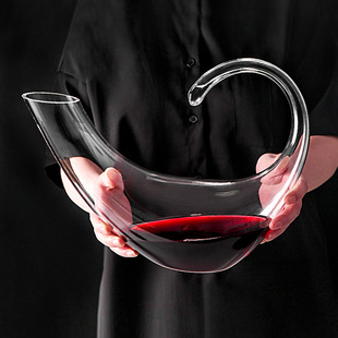阿拉丁神灯醒酒器家用水晶，透明玻璃高档西餐厅葡萄酒，天鹅径分酒壶