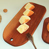 实木面包板乌檀木家用迷你多用途小菜板水果板带手柄日式辅食切板