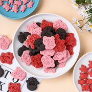 可爱卡通小动物造型饼干蛋糕装饰摆件网红混合装饼干烘焙生日配件