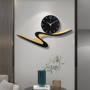挂钟客厅卧室家用卡通，个性创意时尚时钟简约大气，艺术装饰网红钟表
