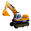 大号儿童挖掘机可坐可骑可挖土，挖机工程车模型滑行玩具车生日礼物