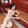 新中式红木沙发垫夏季凉席，坐垫实木椅子，垫加厚防滑藤席沙发垫定制