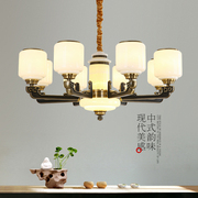 高端2024中式锌合金吊灯，中国风密封灯罩禅意客厅餐厅卧室8