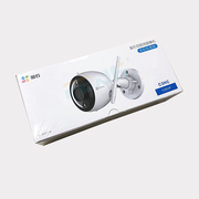 萤石c3hc标准版1080p室内外防水有线wifi，手机监控摄像机4mm白色